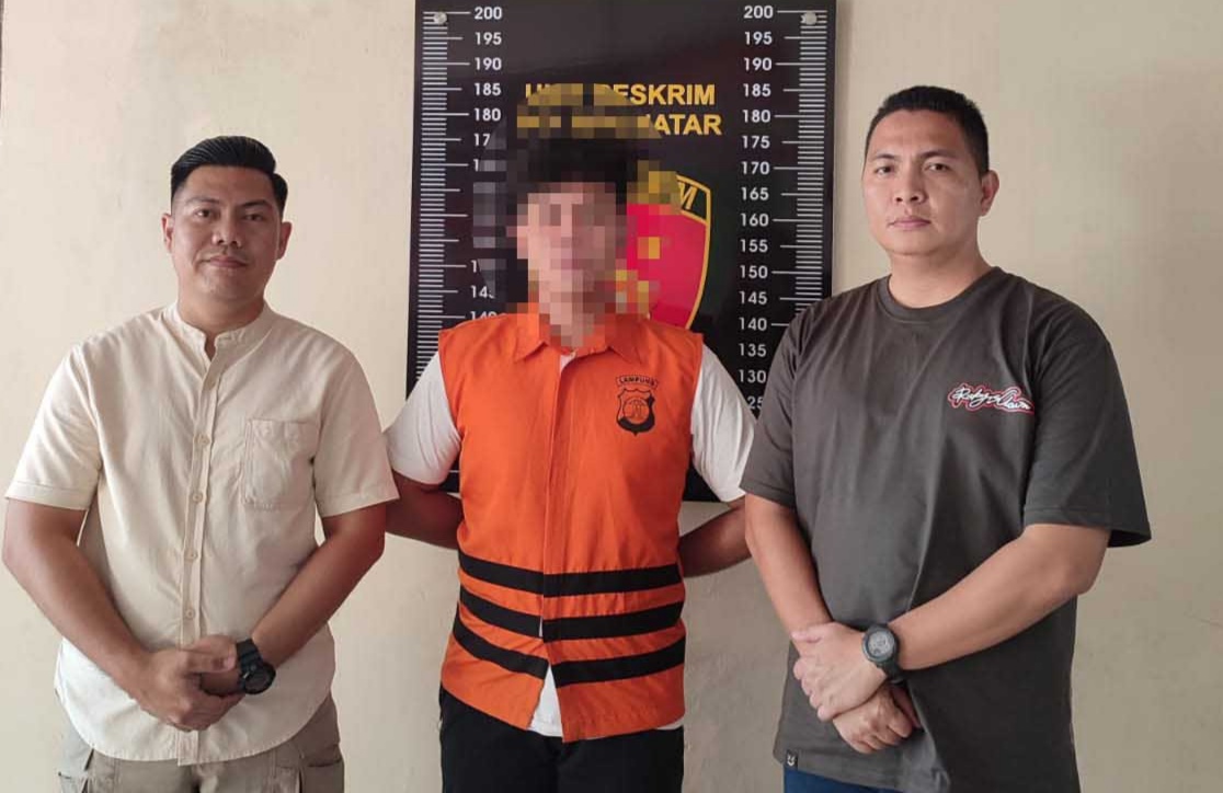 Mantan Pacar Jadi Pelaku,Polisi Tangkap Pria Kasus Curas Di Natar