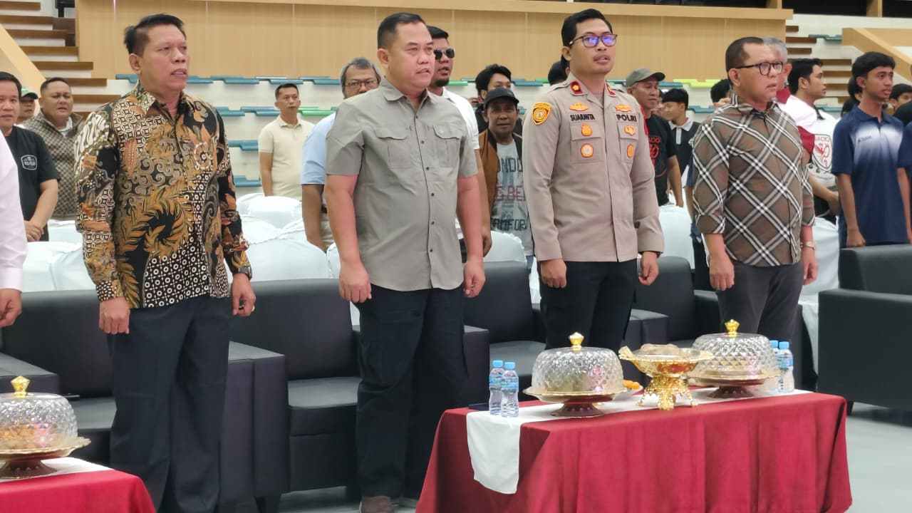 Buka Kejurprov Domino di GOR Segiri, Kasrem 091/ASN Ingatkan Pentingnya Sportivitas