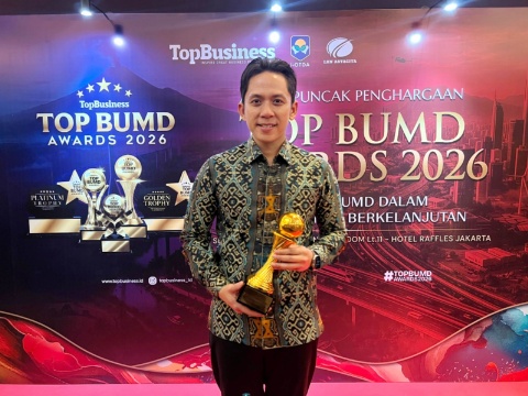 Raih TOP BUMD Awards 2026 Bintang 4, Bupati Egi Dinobatkan Pembina Terbaik