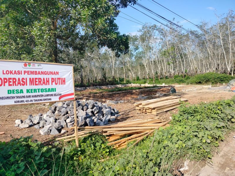 Oknum PNS Staf Kecamatan Tanjung Sari Disinyalir Borong Pembangunan KMP Kertosari