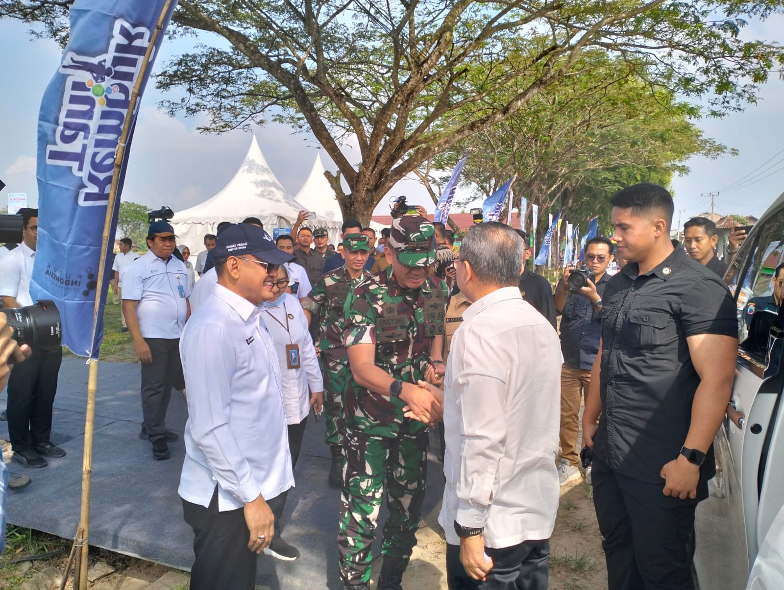 Dandim 0421/LS Kawal Menko Pangan Rembuk Tani Di Lampung Selatan