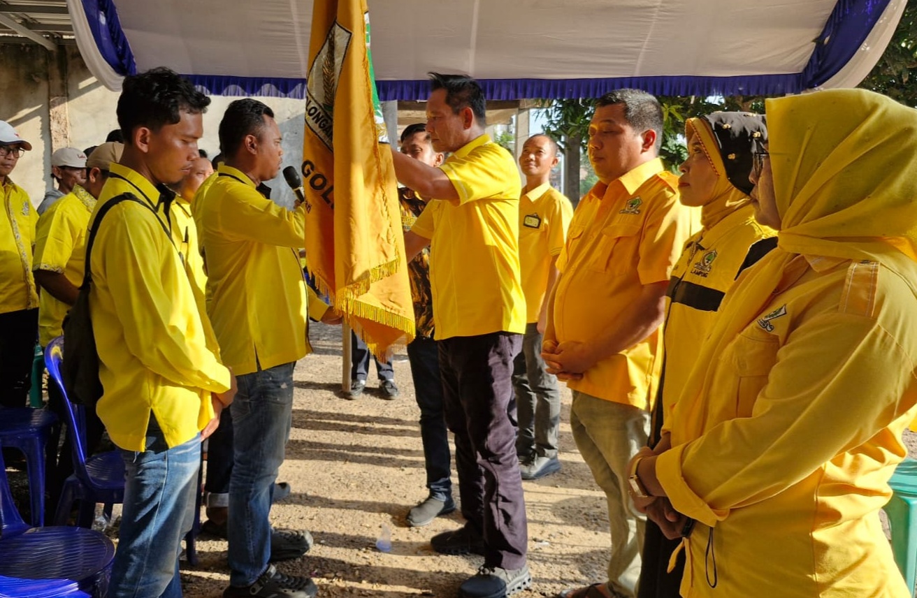 Nurkholis Pimpin Kepengurusan Baru Partai Golkar Kecamatan Negara Batin
