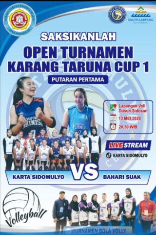 Agus Sartono Apresiasi Semangat Pemuda Gelar Karang Taruna Cup 1