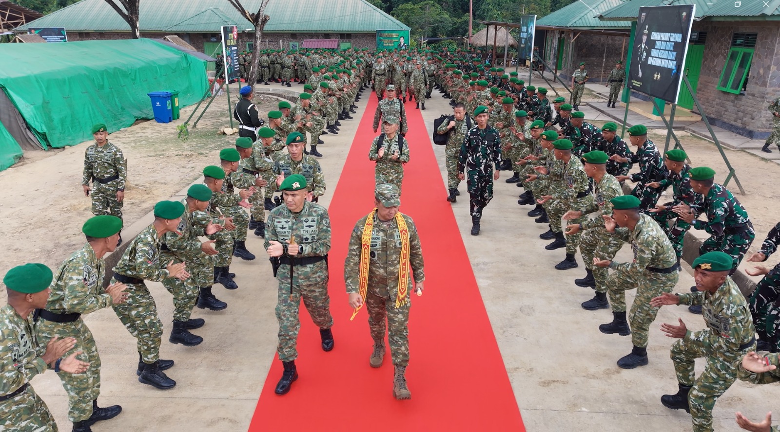 Pangdam VI/Mlw Kunjungi Brigif TP 32/Mangkalihat, Cek Kesiapan Satuan.