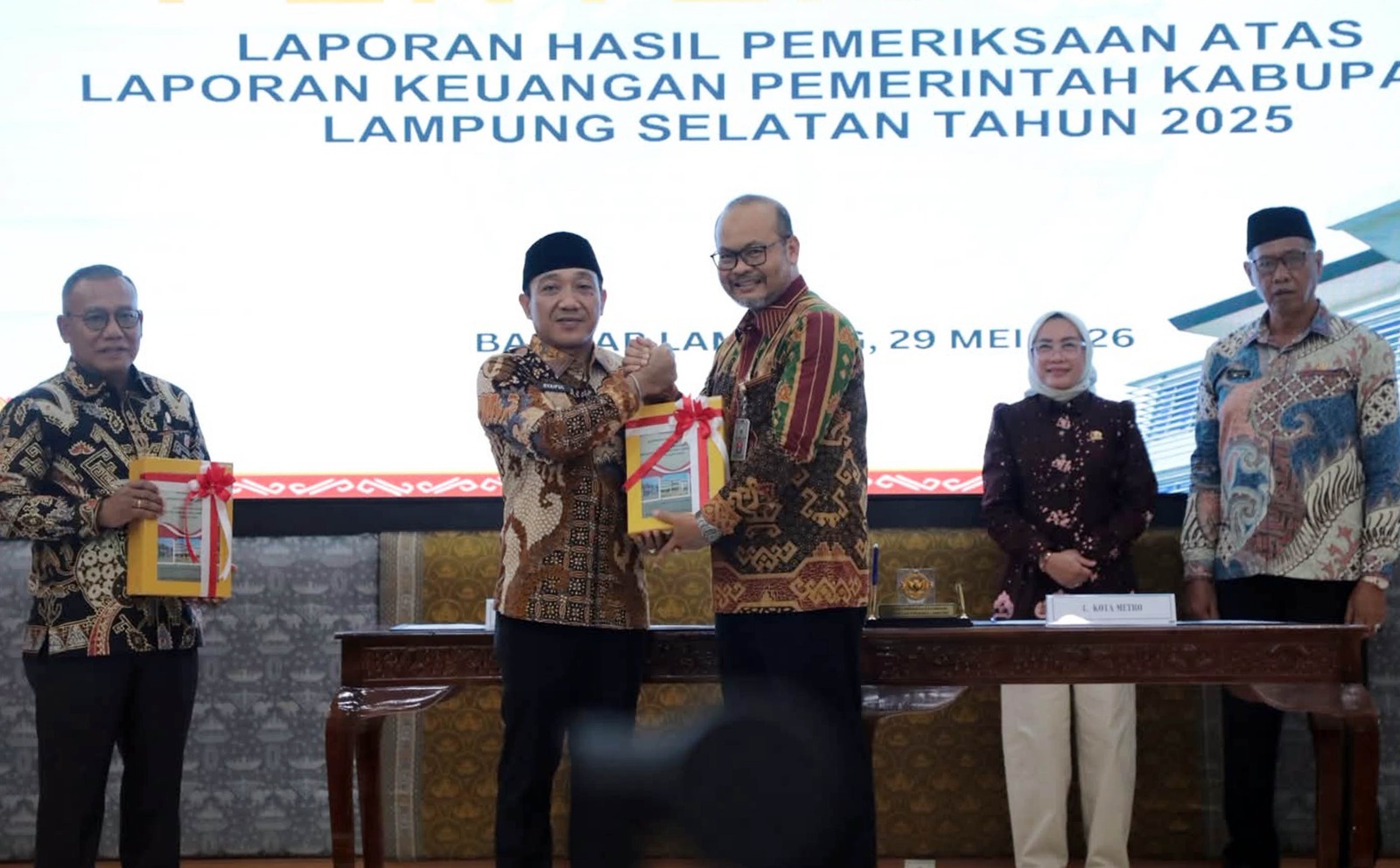 Lampung Selatan Kembali Pertahankan Opini WTP ke-10 dari BPK