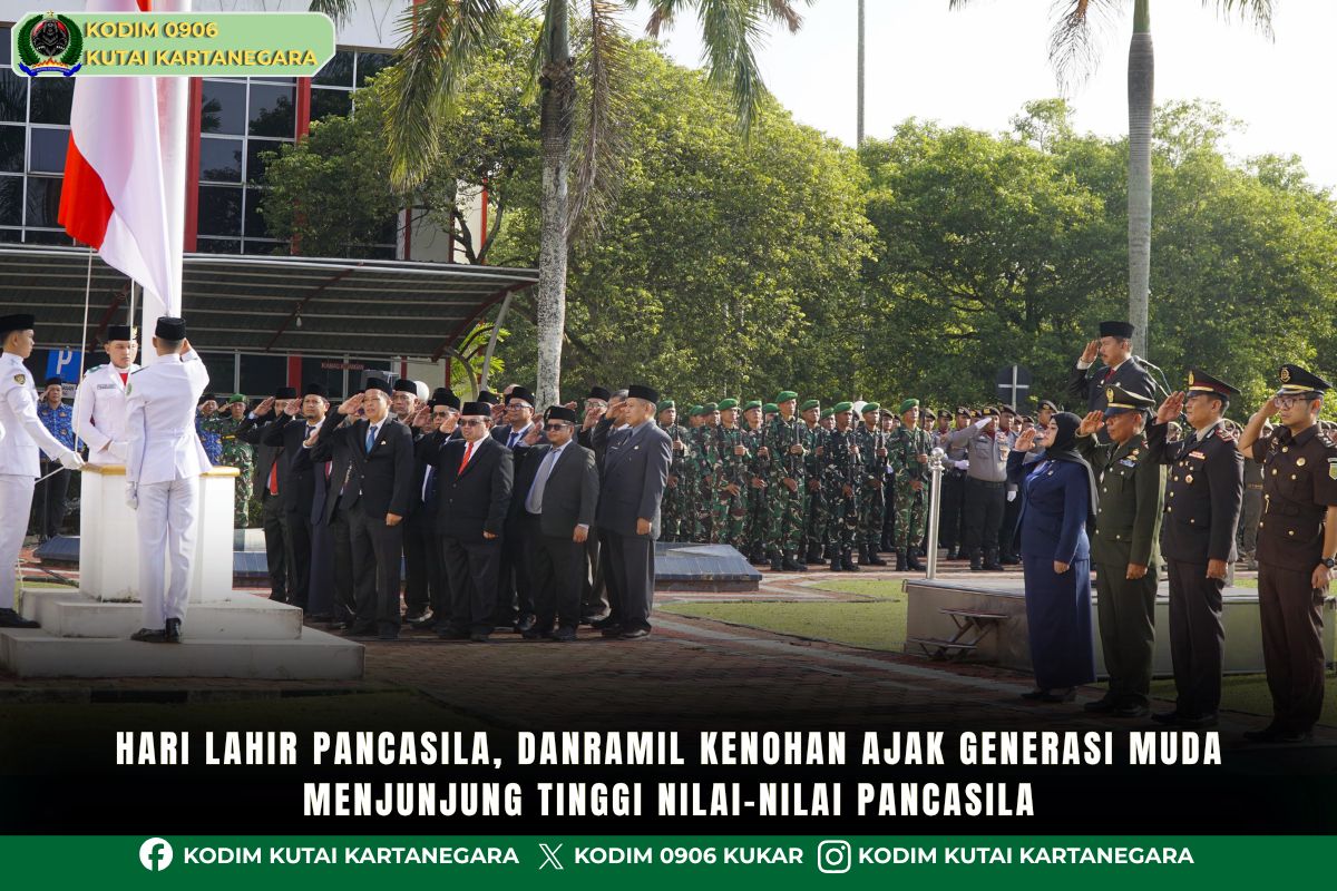 Hari Lahir Pancasila, Danramil Kenohan Ajak Generasi Muda Menjunjung Tinggi Nilai-Nilai Pancasila