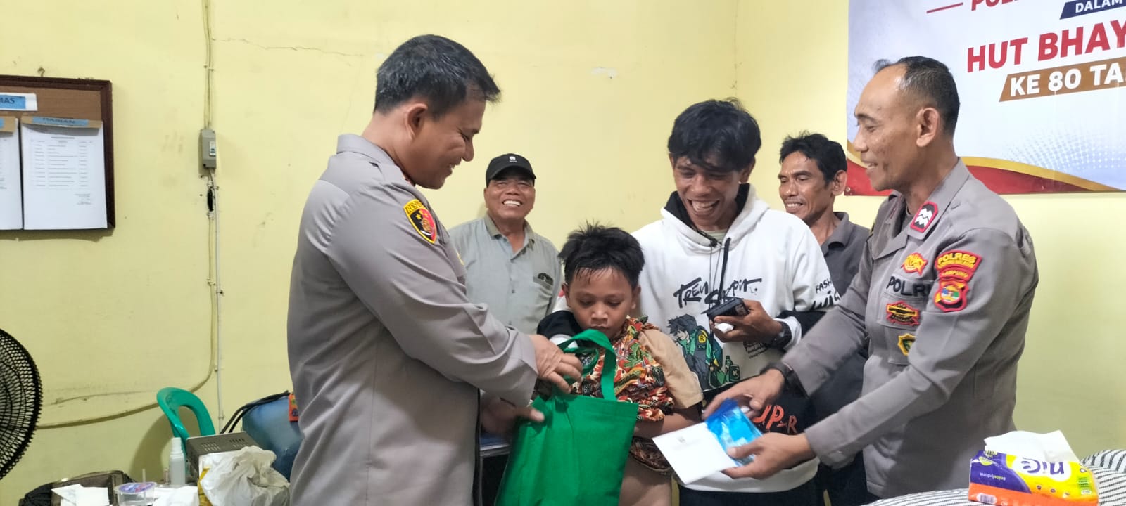 Donor Darah Hingga Khitan Massal,Bakti Kesehatan Polres Lampung Selatan Jangkau Ratusan Penerima Mamfaat