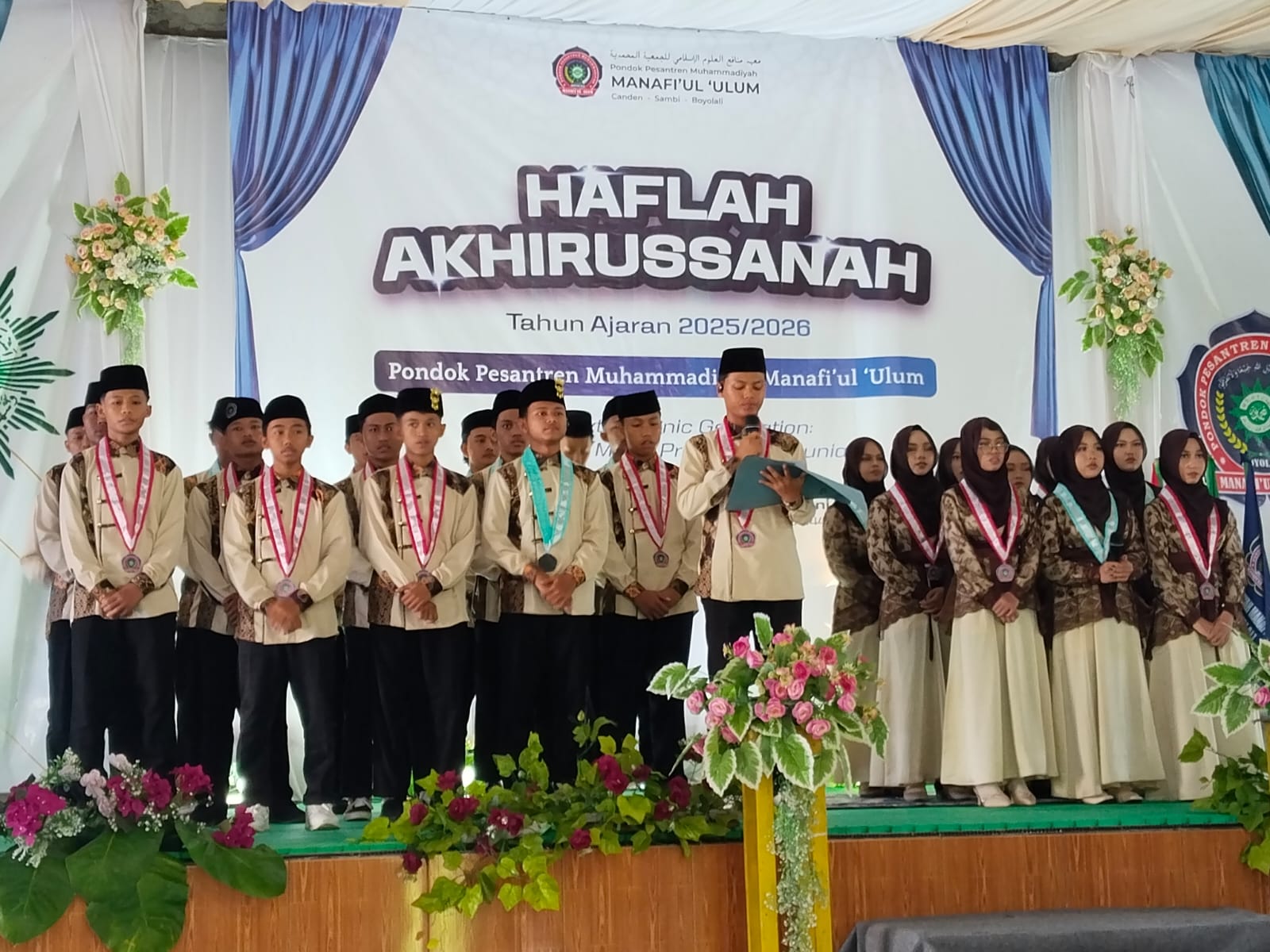 Haflah Akhirussanah PonpesMu Manafi’ul ‘Ulum Launching Buku Maharatul Khitobah