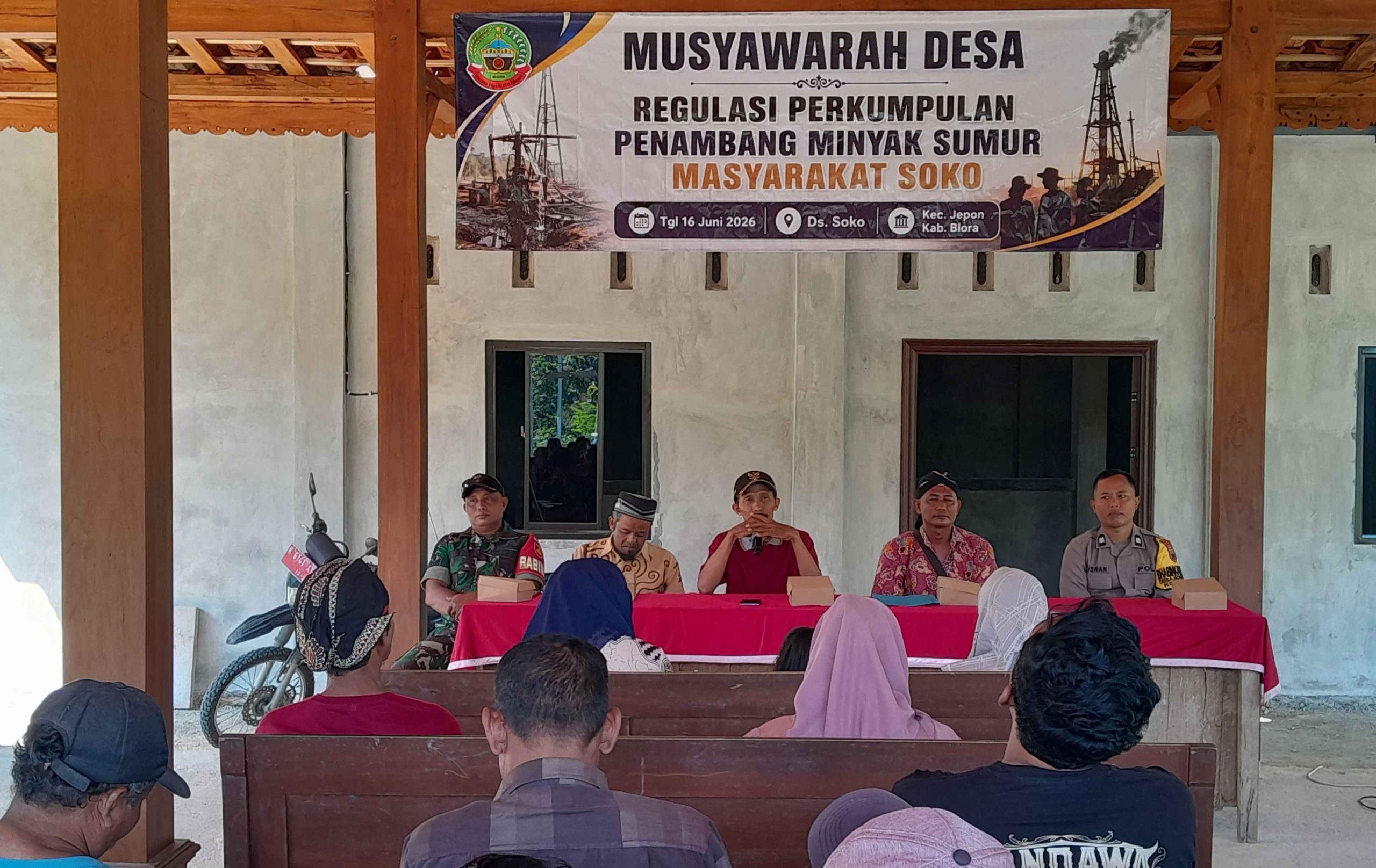Musdes Desa Suko Sepakatkan Pembagian Hasil Minyak, PAD Desa 5 Persen