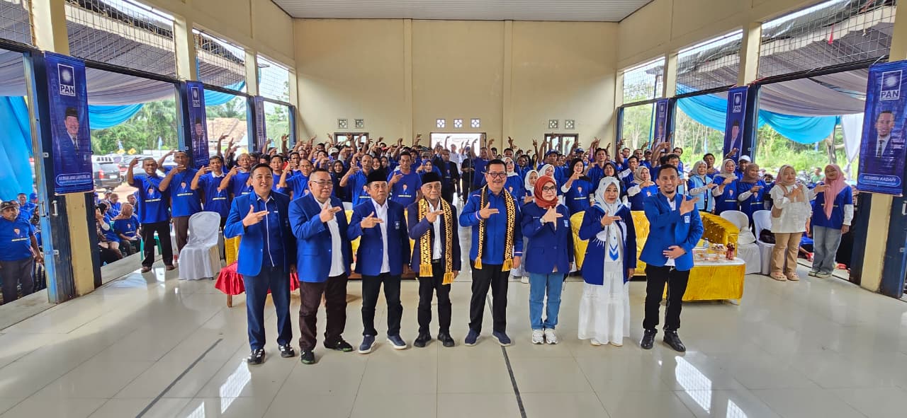 227 Pengurus Ranting PAN Way Kanan Sah Dilantik,Perkuat Struktur Hingga Akar Rumput