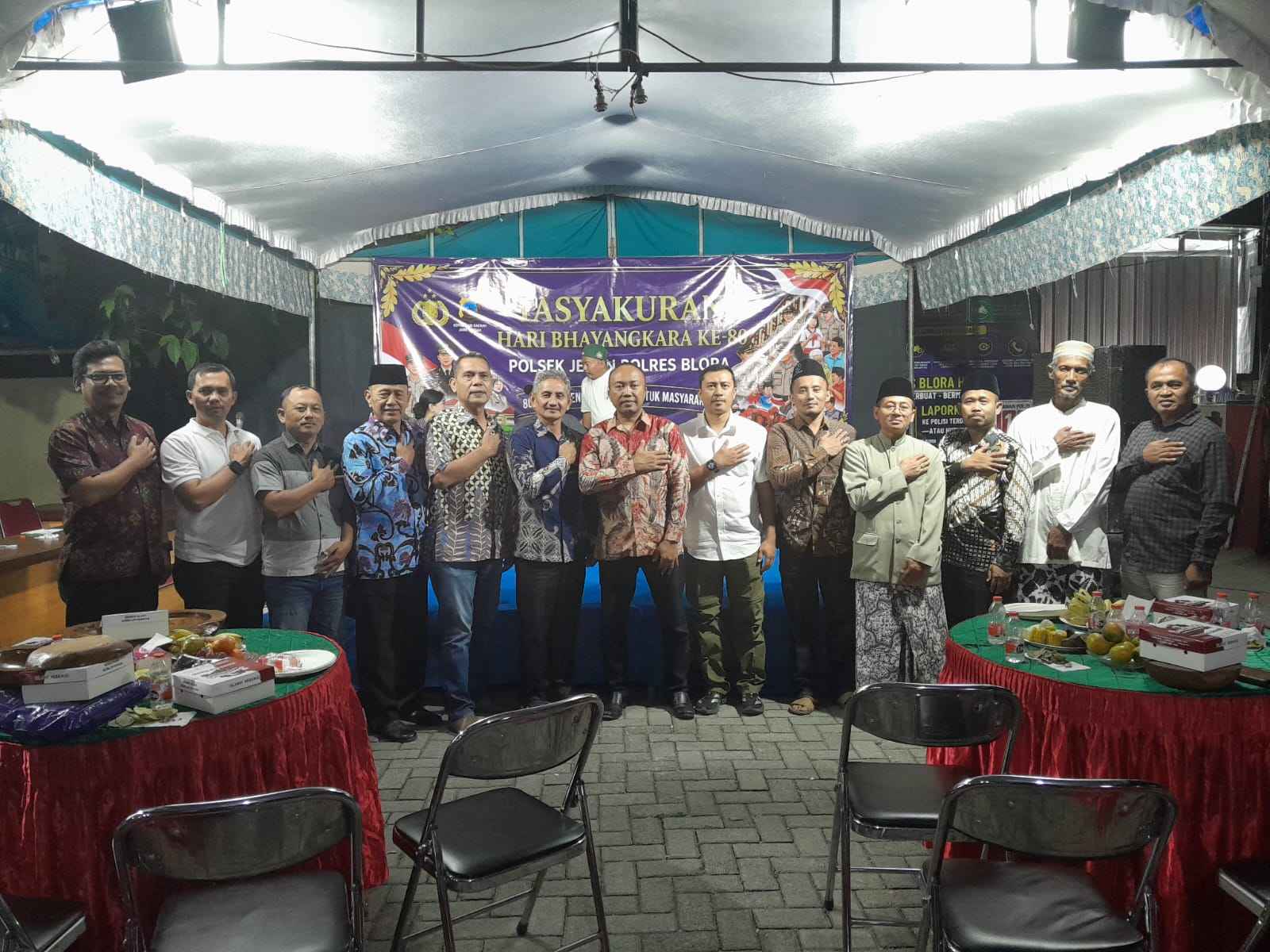 Polsek Jepon Gelar Tasyakuran Hari Bhayangkara ke-80, Pererat Kedekatan dengan Masyarakat