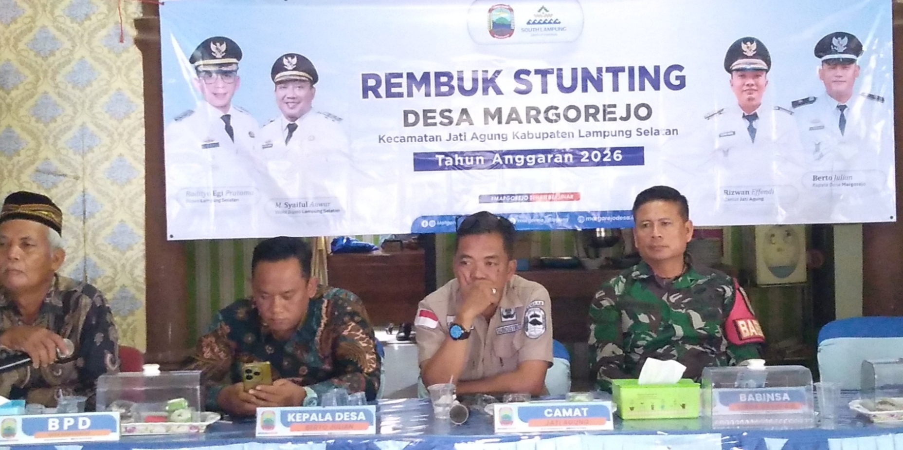 Rembuk Stunting Dan RKPdes 2027 Desa Margorejo,Berto Julian Kedepankan Musyawarah