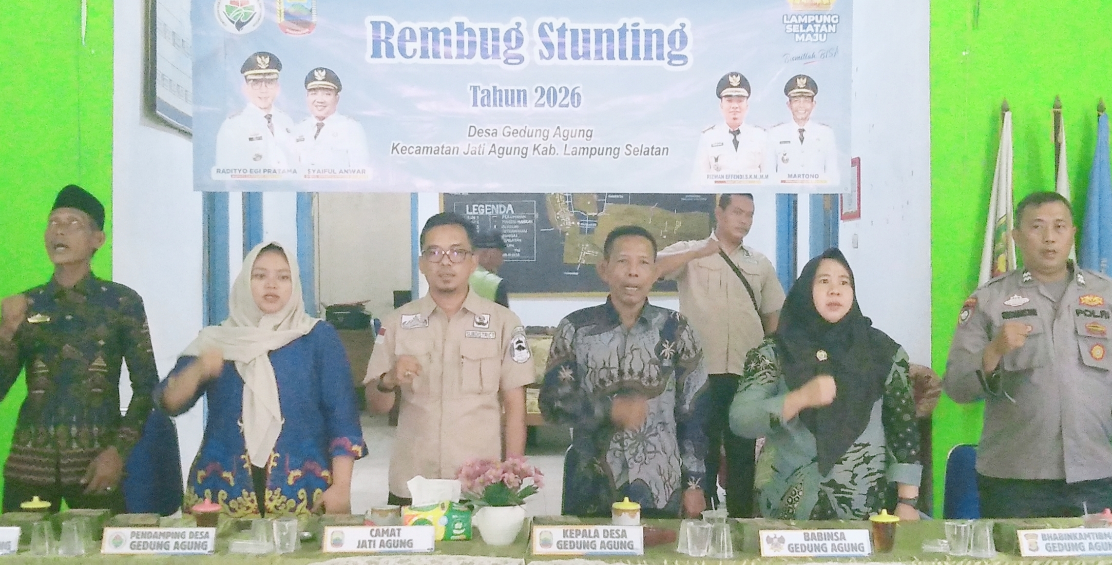 Martono Kades Gedung Agung Pada Rembuk Stunting Dan RKPdes 2027 Menuju Zero Stunting