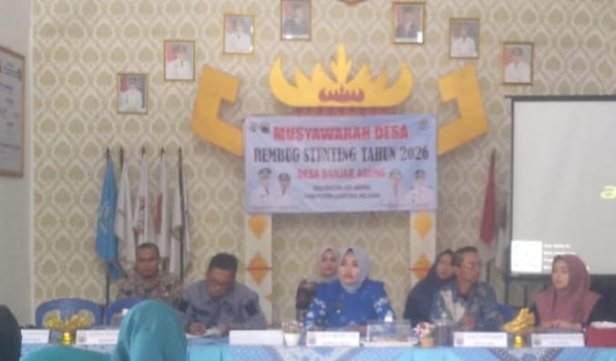 Rembuk Stunting Serta RKPdes TA-2027,Lelawati Kades Banjar Agung Targetkan Zero Stunting 2027