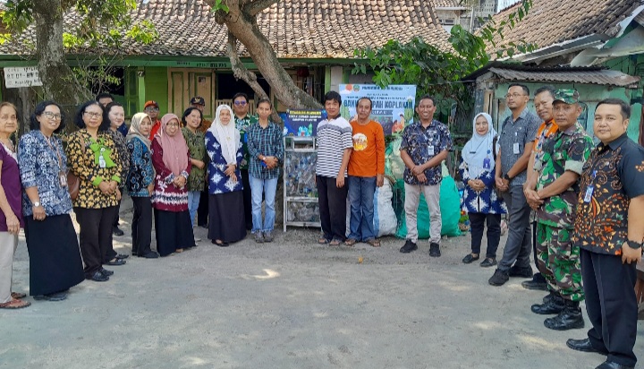 Kelurahan Mlangsen Jalani Verifikasi Penghargaan Desa Mandiri Sampah 2026