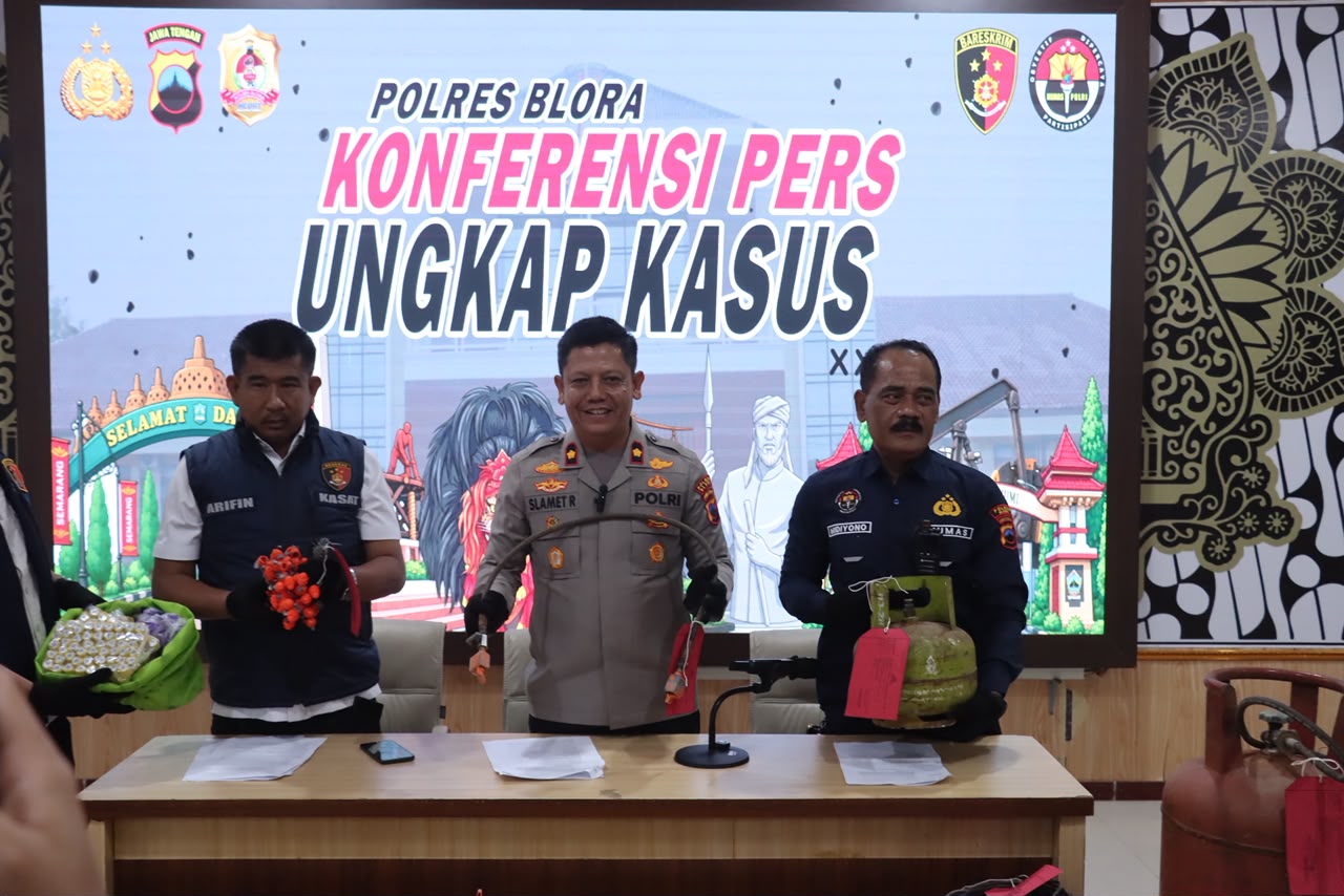 Polres Blora Bongkar Pengoplosan Gas LPG 3 Kg, Satu Tersangka Diamankan