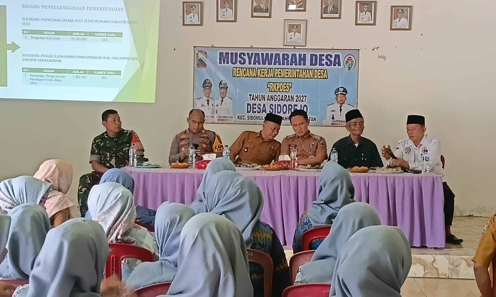 Jangan Datang Musdes Cuma Terima Snack, Camat Sidomulyo Minta Warga Kritis Awasi Dana Desa