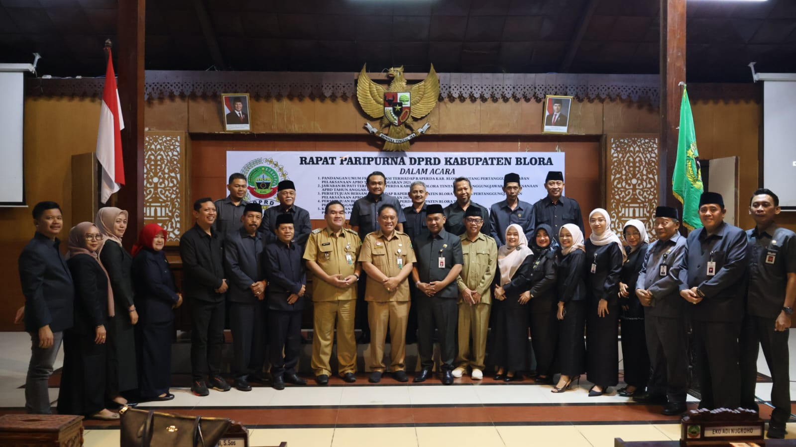 Sekda Blora Purna Tugas, Rapat Paripurna DPRD Terakhir Diwarnai Ucapan Apresiasi
