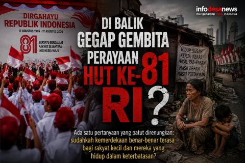 HUT ke-81 RI: Merdeka di Panggung, Terjepit dalam Kehidupan
