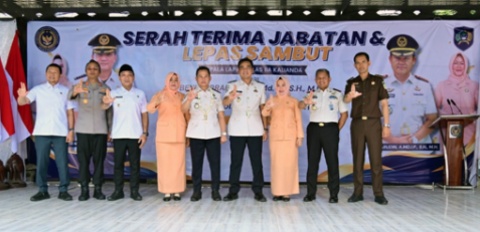 Mewakili Ketua DPRD, Nur Arifin Hadiri Pisah Sambut Kalapas Kalianda