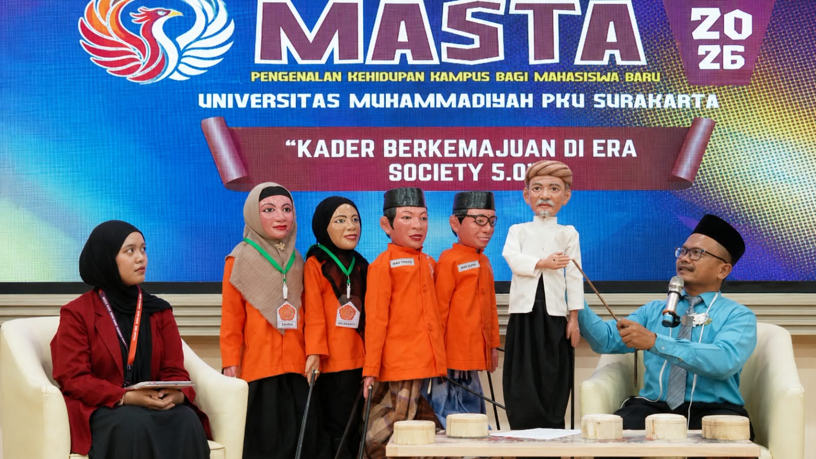 KH Ahmad Dahlan Hadir di Masta Maba UMPKU Solo, Sampaikan Pesan: “Kutitipkan Muhammadiyah Kepadamu”