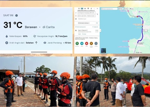 8 Jurnalis Hilang Kontak di Selat Sunda Saat Liput Aktivitas Anak Krakatau, Tim SAR Bergerak