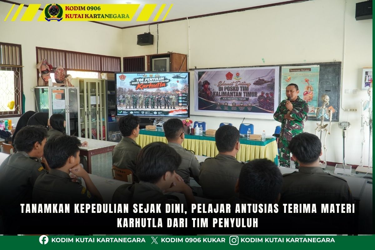 Tanamkan Kepedulian Sejak Dini, Pelajar Antusias Terima Materi Karhutla dari Tim Penyuluh