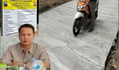 Hendry Komisi III Soroti Jalan Bukit Randu Retak, Laporan Dibawa ke Rapat Komisi untuk Turun Lapangan
