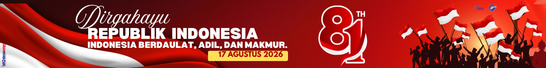 Dirgahayu Kemerdekaan RI - Hari PERS Nasional (Top Banner)
