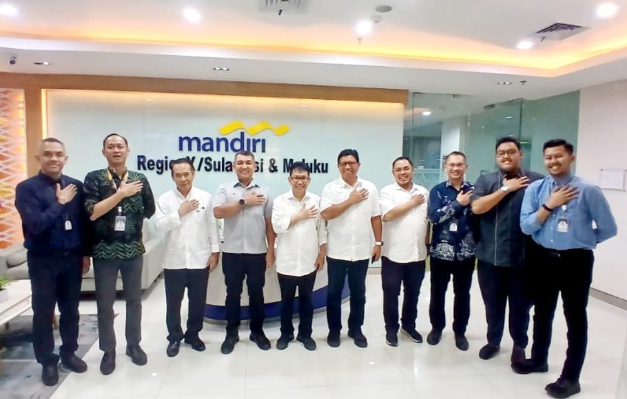 Perkuat Kelembagaan dan Kolaborasi, PWI Sulsel Silaturahmi ke Bank Mandiri