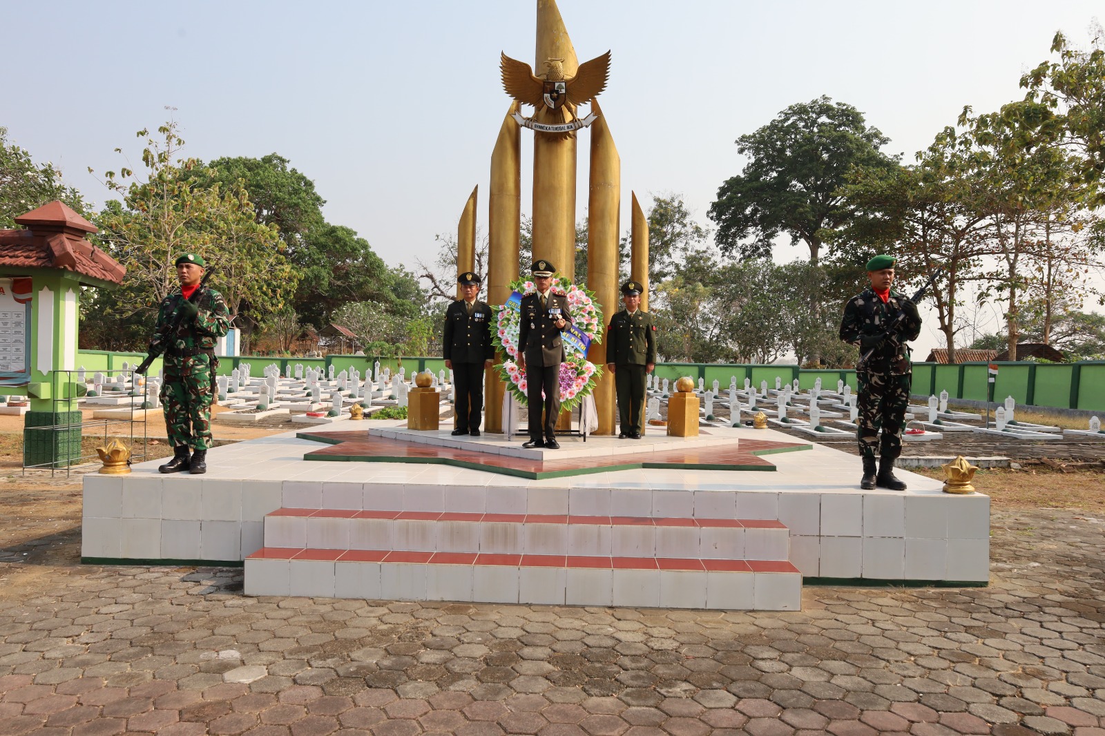 Kodim 0721/Blora Gelar Ziarah Nasional dan Tabur Bunga Peringati HUT ke-81 TNI