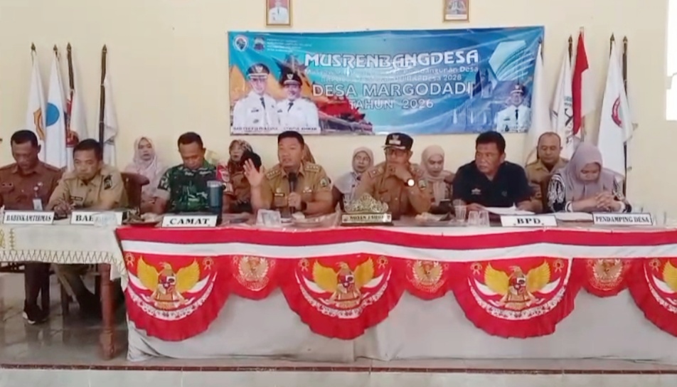 Musrenbangdes Tahun 2027 Di Desa Margodadi, Noven Fahri Paparkan Pembangunan Di Tahun 2026