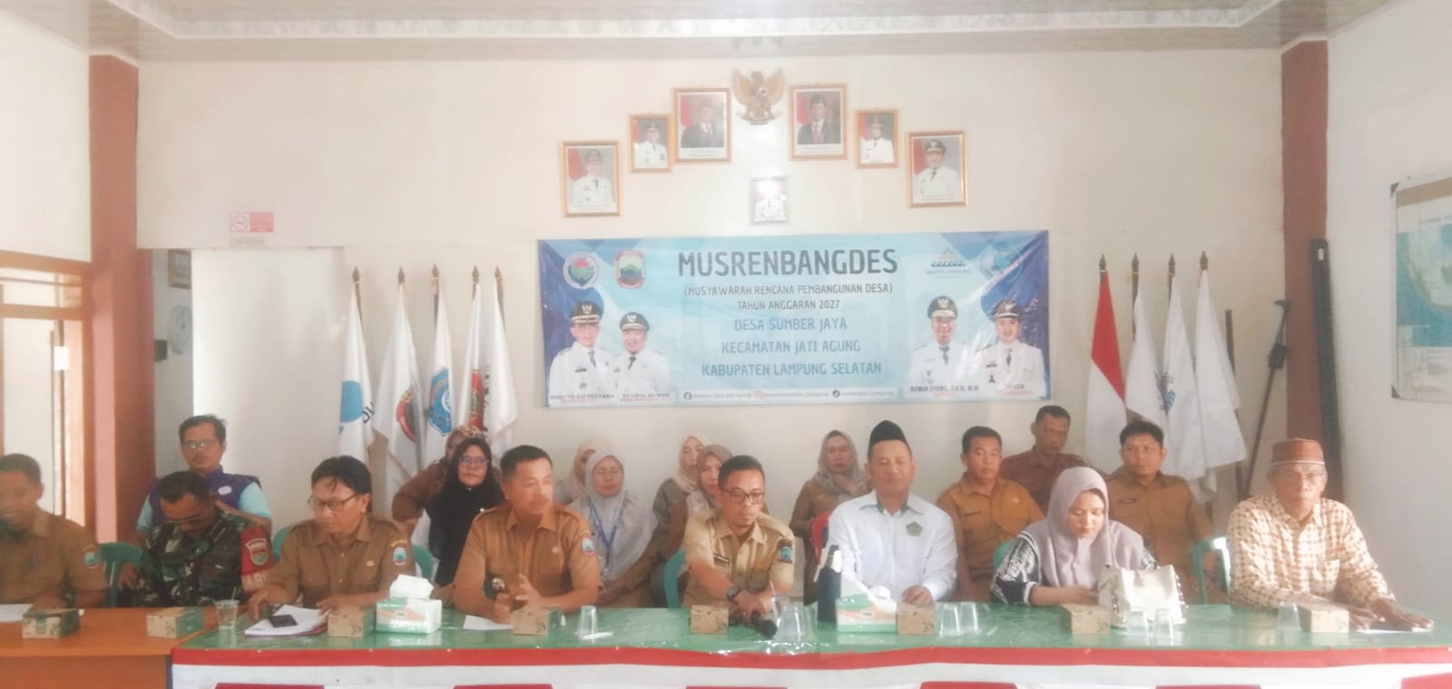 Musrenbangdes Tahun 2027, Pemerintah Desa Sumber Jaya Berharap Pemkab Lamsel Bangun Jalan Tapip.