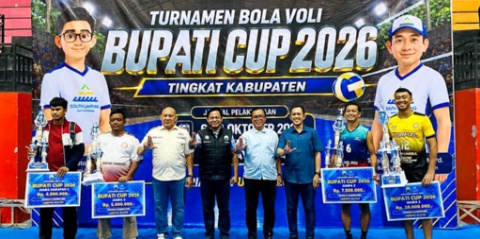 Kecamatan Sidomulyo Pringkat 3 di Volly Ball  Bupati Cup 2026, Jatiangung  dan Palas Pringkat 1  dan 2