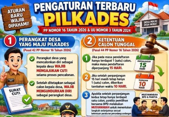 Maju Pilkades, Perangkat Desa Wajib Cuti hingga Mundur