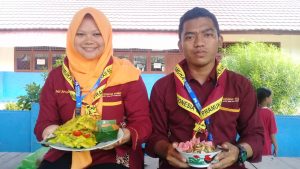 Pramuka IAIN Purwokerto perkenalkan "Soto dan Mendoan" di Palembang