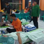 Gelar Aksi Sosial, Ranting GP Ansor Rempoah Gelar Donor Darah